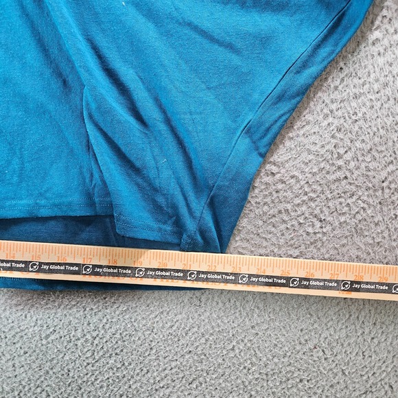 NEW‎ Savanna Jane Embroidered Poncho Top Women Small Floral Teal Blue - Picture 6 of 8